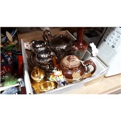 ROYAL DOULTON, WINTON, OCCUPIED JAPAN AND METAL TEA SET