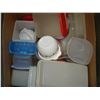 Image 2 : LARGE BOX OF TUPPERWARE
