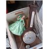 Image 2 : BOX OF CLOCKS, BAROMETER AND RADIO