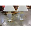 Image 2 : PAIR OF CERAMIC TABLE LAMPS