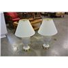 Image 1 : PAIR OF CERAMIC TABLE LAMPS