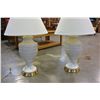 Image 2 : PAIR OF CERAMIC TABLE LAMPS