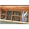 Image 2 : CARPENTERS TOOLBOX WITH VINTAGE HARDWARE