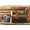 Image 3 : CARPENTERS TOOLBOX WITH VINTAGE HARDWARE