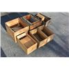 Image 1 : LOT OF WOOD CRATES
