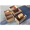 Image 2 : LOT OF WOOD CRATES
