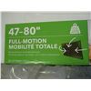 Image 2 : NEW OVERSTOCK INSIGNIA 47 TO 80 INCH FULL MOTION TV WALL MOUNT, 110LB CAPACITY