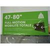 Image 2 : NEW OVERSTOCK INSIGNIA 47 TO 80 INCH FULL MOTION TV WALL MOUNT, 110LB CAPACITY