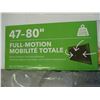 Image 2 : NEW OVERSTOCK INSIGNIA 47 TO 80 INCH FULL MOTION TV WALL MOUNT, 110LB CAPACITY