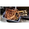 Image 1 : TOTE OF EXTENTION CORDS AND TOOLS