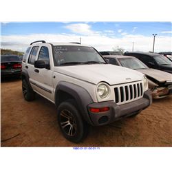 2002 - JEEP LIBERTY // SALVAGE TITLE