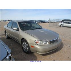 2001 - INFINITI I30 // SALVAGE TITLE