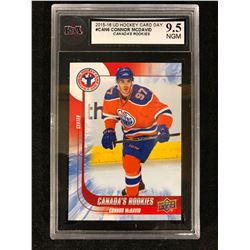 2015-16 UD HOCKEY CARD DAY #CAN6 CONNOR MCDAVID CANADA'S ROOKIES (9.5 NGM)