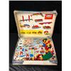 Image 2 : VINTAGE 1961 LEGO SAMSONITE 717 JUNIOR CONSTRUCTOR SET W/ BOX