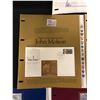 Image 2 : 23KT GOLD STAMPS OF CANADA FIRST DAY COVER LOT