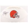 Image 1 : Jabrill Peppers Signed Browns Logo Football (JSA COA)