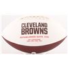 Image 2 : Jabrill Peppers Signed Browns Logo Football (JSA COA)