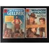 Image 1 : DELL COMIC BOOK LOT (THE 3 WORLD'S OF GULLIVER/ WAGON TRAIN)