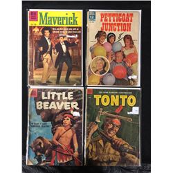 VINTAGE DELL COMIC BOOK LOT (TONTO/ LITTLE BEAVER...)