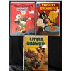 Image 1 : VINTAGE DELL COMIC BOOK LOT (TWEETY & SYLVESTER/ LITTLE BEAVER...)