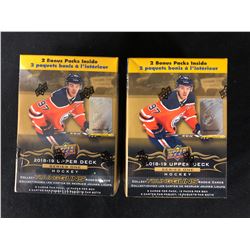 2 SEALED BOXES 2018-19 UPPER DECK SERIES 1