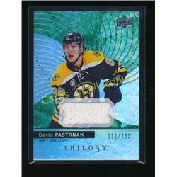 17-18 Upper Deck Trilogy Green David Pastrnak