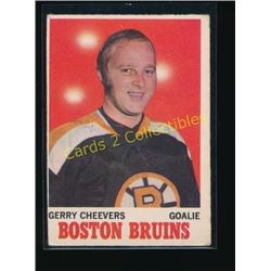 1970-71 O-Pee-Chee #1 Gerry Cheevers