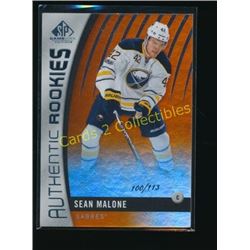 17-18 SP Game Used Orange Rainbow #138 Sean Malone