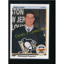2018 UD Sidney Crosby Draft Day Card