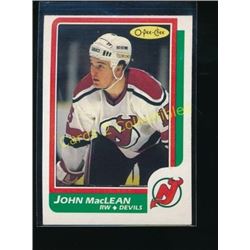 1986-87 O-Pee-Chee #37 John MacLean RC