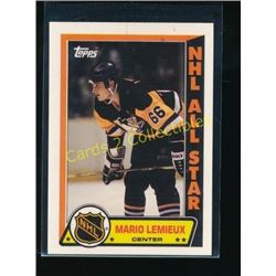 1989-90 Topps Sticker Inserts #3 Mario Lemieux