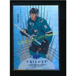 14-15 UD Trilogy Radiant Blue Joe Pavelski