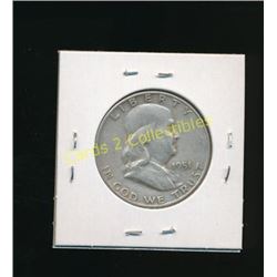 1951 USA Franklin Silver Half Dollar Coin