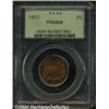 Image 1 : 1871[2C] PR66 Red and Brown PCGS.