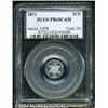 Image 1 : 1871[3CS] PR63 Cameo PCGS.