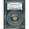 Image 1 : 1873[3CS] PR64 Cameo PCGS.