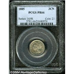 1885[3CN] PR66 PCGS.