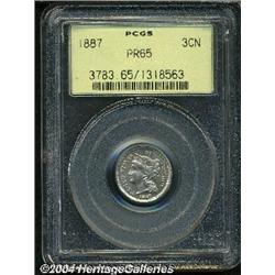 1887[3CN] PR65 PCGS.