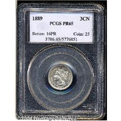 1889[3CN] PR65 PCGS.