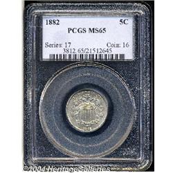 1882[5C] MS65 PCGS.