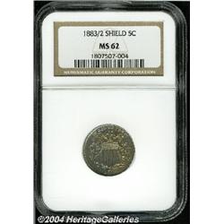 1883/2[5C] MS62 NGC.