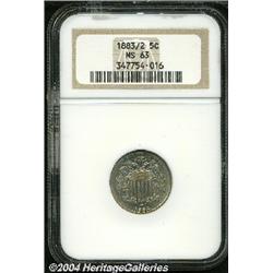1883/2[5C] MS63 NGC.