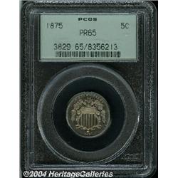 1875[5C] PR65 PCGS.