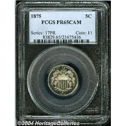 1875[5C] PR65 Cameo PCGS.
