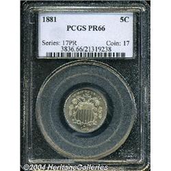 1881[5C] PR66 PCGS.