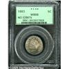 Image 1 : 1883[5C] No Cents MS66 PCGS.