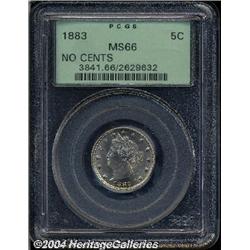 1883[5C] No Cents MS66 PCGS.