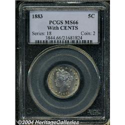 1883[5C] With Cents MS66 PCGS.
