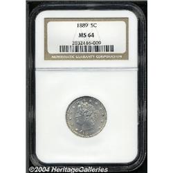 1889[5C] MS64 NGC.
