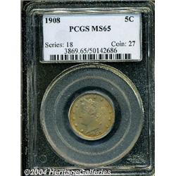 1908[5C] MS65 PCGS.